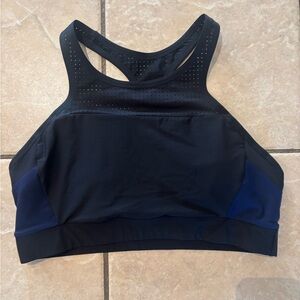 Athleta Black and Blue Sports Bra